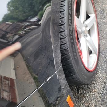 CT Dent Worx - Dent look like before repair by dent worx - Auto Detailing Near Me - Berlin, Connecticut