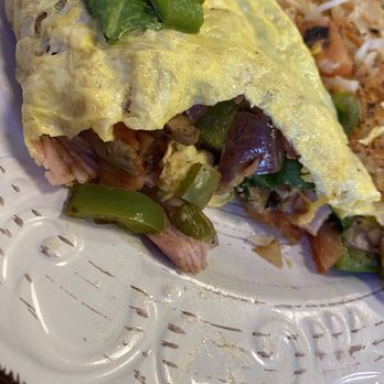 Huntley's Place - Veggie & Ham Omelet - Breakfast & Brunch Near Me - Virginia Beach, Virginia Huntley's Place - Veggie & Ham Omelet - Breakfast & Brunch Near Me - Virginia Beach, Virginia