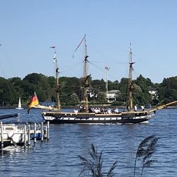 Wannsee - Piratenschiff  ;-) auf dem Wannsee !