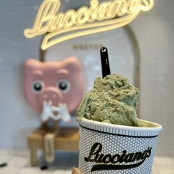 Lucciano's - Pistacchio for the win. I can't seem to stray away from this flavor because it's my favorite!!!