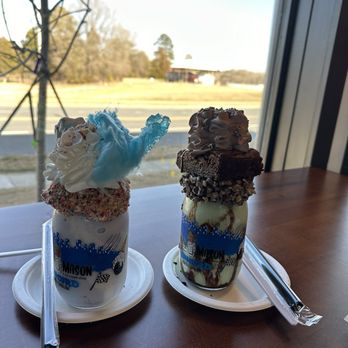 The Crazy Mason Milkshake Bar - two desserts - Desserts Near Me - Concord, North Carolina