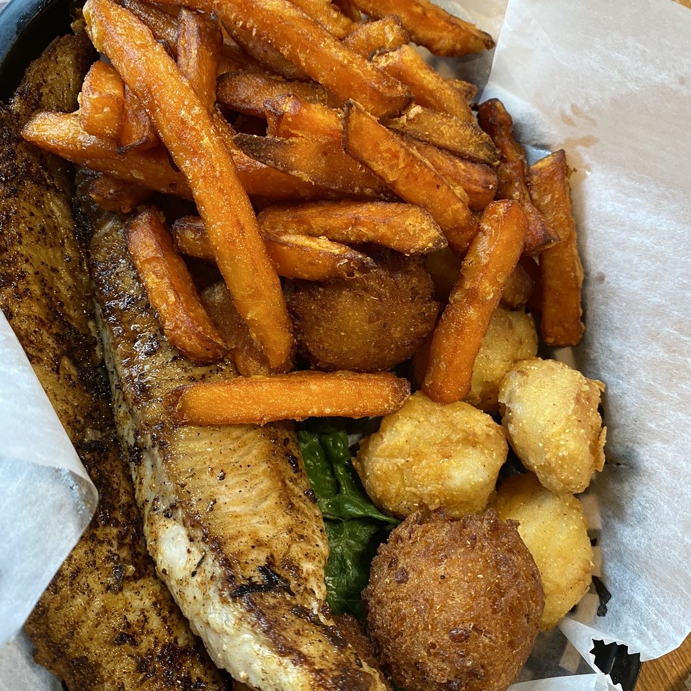 Cracklin' Jack's - Pick two baskets. - Seafood Near Me - Naples, Florida Cracklin' Jack's - Pick two baskets. - Seafood Near Me - Naples, Florida