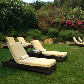 San Ysidro Ranch - Lounge seating at pool. - Hotels Near Me - Montecito, California