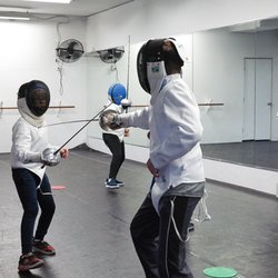 Epee youth fencing class
