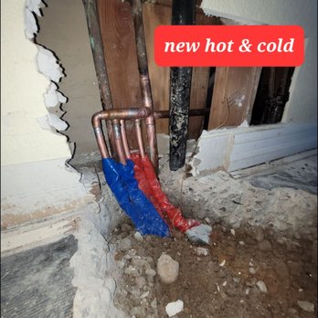 Flow Right - Ran new hot & cold water - Plumbing Near Me