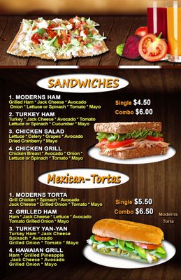 Menu photo 6 Moderns Cafe La Puente, CA