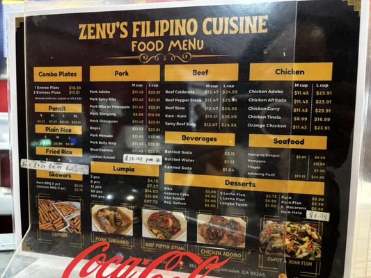 Menu photo 1 Zeny's Restaurant Lemoore, CA Menu photo 1 Zeny's Restaurant Lemoore, CA