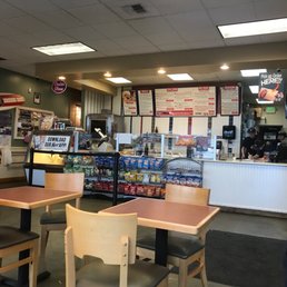 Lunch today because we got a coupon for a free sandwich at the mail yay Lunch today because we got a coupon for a free sandwich at the mail yay