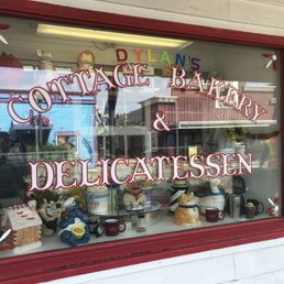 Exterior outside entrance of Dylan’s Cottage Bakery & Deli - Outside Display window - Long Beach, Washington Exterior outside entrance of Dylan’s Cottage Bakery & Deli - Outside Display window - Long Beach, Washington