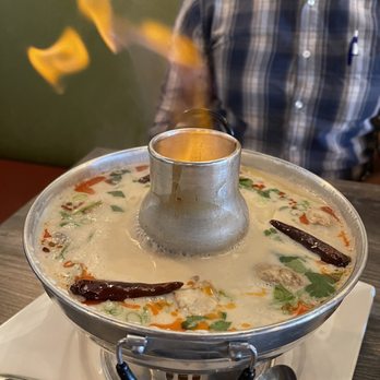 May Thai Kitchen - Lemongrass coconut soup with shrimp - Thai Near Me - Alameda, California