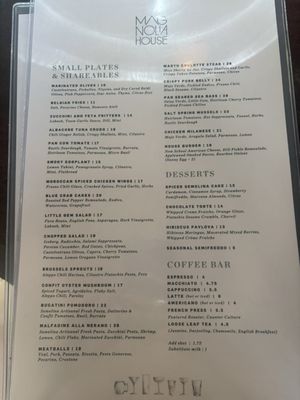 Menu photo 2 Magnolia House Pasadena, CA Menu photo 2 Magnolia House Pasadena, CA