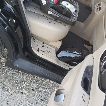 Auto Glass Axis - Broken glass everywhere and stuck inside the door from vandalism - Auto Glass Services Near Me - Fontana, California Auto Glass Axis - Broken glass everywhere and stuck inside the door from vandalism - Auto Glass Services Near Me - Fontana, California