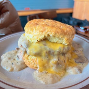 Pine State Biscuits - Build Your Own Biscuit - sausage, cheese, mushroom gravy - Breakfast & Brunch Near Me - Portland, Oregon Pine State Biscuits - Build Your Own Biscuit - sausage, cheese, mushroom gravy - Breakfast & Brunch Near Me - Portland, Oregon