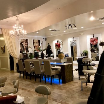 Nail Paradise Too - Interior Featuring Eyelash Station & Nail Drying Lamps! - Nail Salons Near Me - Pompano Beach, Florida