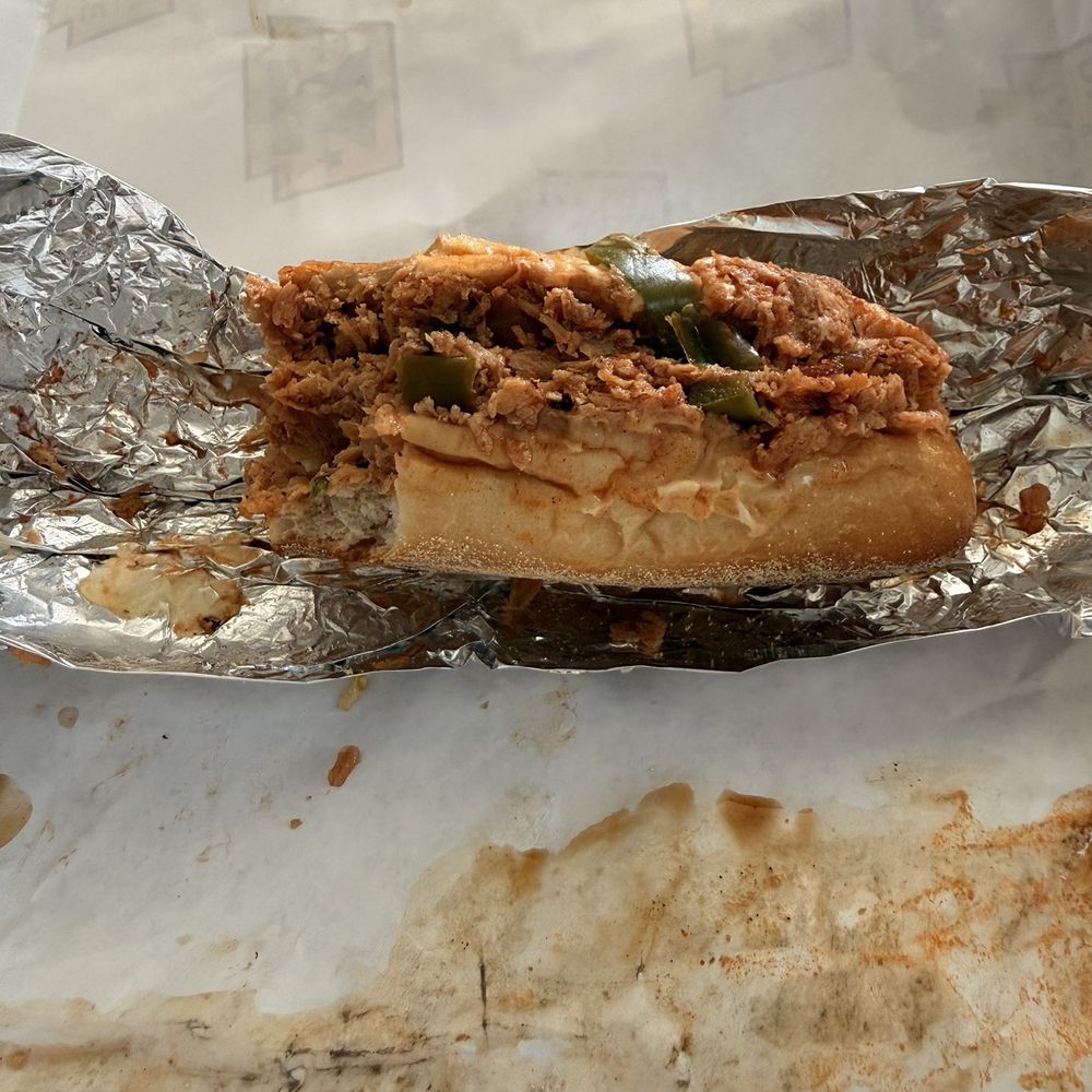 Taste of Philly - What is left of the buffalo 8" Chicken Philly Cheesesteak! - Sandwiches Near Me - Aurora, Colorado Taste of Philly - What is left of the buffalo 8" Chicken Philly Cheesesteak! - Sandwiches Near Me - Aurora, Colorado