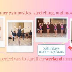 EuroGymnastics Rhythmic Academy - Come look into our new Saturday classes that teach BEGINNERS gymnastics, stretching, and movement! Open to all!