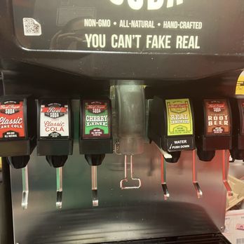 Sky Rocket Burger - Sodas. I liked the cherry lime - Burgers Near Me - Dallas, Texas