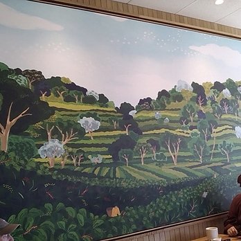 Starbucks - Mural on the wall. Pretty and green. - Coffee & Tea Near Me - Valley Village, California Starbucks - Mural on the wall. Pretty and green. - Coffee & Tea Near Me - Valley Village, California