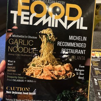 Food Terminal - menu cover - Malaysian Near Me - Chamblee, Georgia