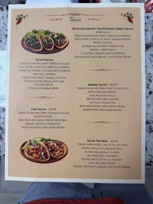 Menu photo 4 Don Jose's Mexican Grill Seffner, FL