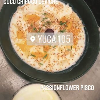 YUCA 105 - Try the coco chipoco ceviche - Cuban Near Me - Miami Beach, Florida YUCA 105 - Try the coco chipoco ceviche - Cuban Near Me - Miami Beach, Florida