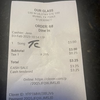 Our Glass Restaurant & Bar - Karaoke ticket - Sports Bars Near Me - Irving, Texas Our Glass Restaurant & Bar - Karaoke ticket - Sports Bars Near Me - Irving, Texas