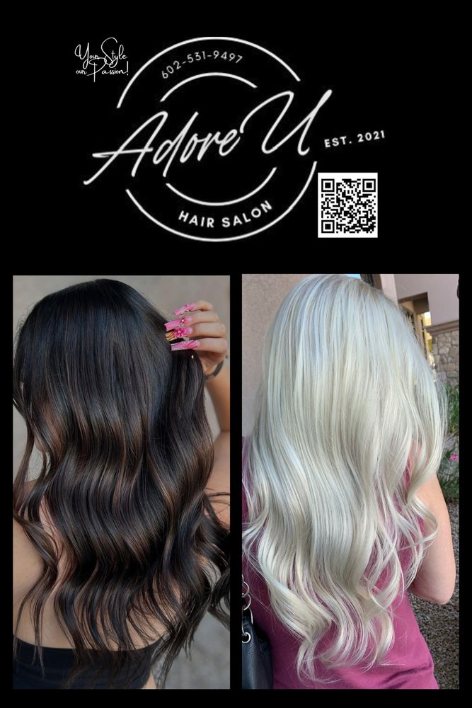 Adore U Salon Logo