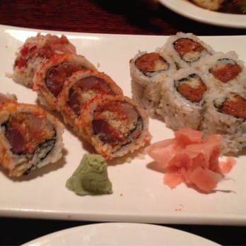 Asian Garden - Crazy Couple roll on the left & spicy tuna roll on the right. Taken Jan 2013. - Chinese Near Me - Bristow, Virginia Asian Garden - Crazy Couple roll on the left & spicy tuna roll on the right. Taken Jan 2013. - Chinese Near Me - Bristow, Virginia