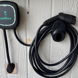 Outlet for our wallbox EV charging system
