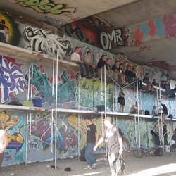 Brewer Park - House of Paint festival under Dunbar Bridge at Brewer Park