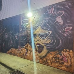 Hampden - 8'7'20 Creative mural in one of the alley ways.