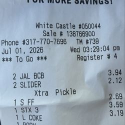 Receipt
