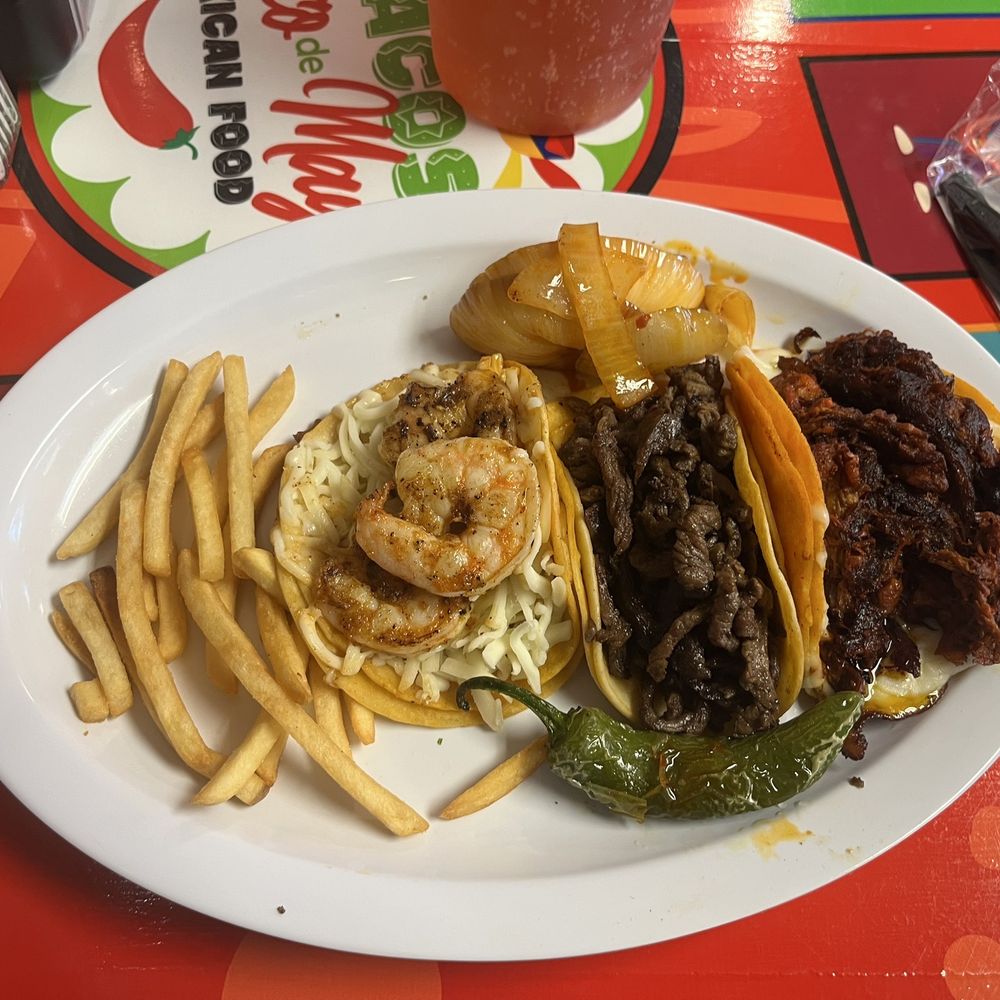 Tacos Cinco de Mayo - shrimp taco, grilled steak, birria taco - Mexican Near Me - Saint James, New York Tacos Cinco de Mayo - shrimp taco, grilled steak, birria taco - Mexican Near Me - Saint James, New York