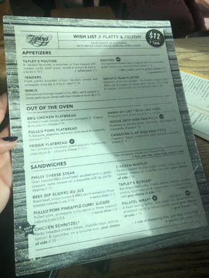 Menu photo 1 Tapley's Neighbourhood Pub Whistler, BC Menu photo 1 Tapley's Neighbourhood Pub Whistler, BC