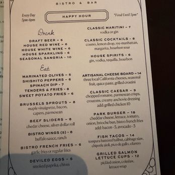 The Park Bistro & Bar - New American Near Me - Lafayette, California The Park Bistro & Bar - New American Near Me - Lafayette, California