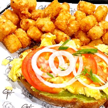 Guy Fieri's Kitchen+Bar Express - Avocado toast - New American Near Me - Burbank, California