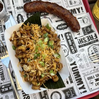 Fikscue - Mac garong and jalapeño cheese sausage - Barbeque Near Me - San Francisco, California