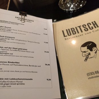 Lubitsch - Seasonal menu - German Near Me - Berlin, BE