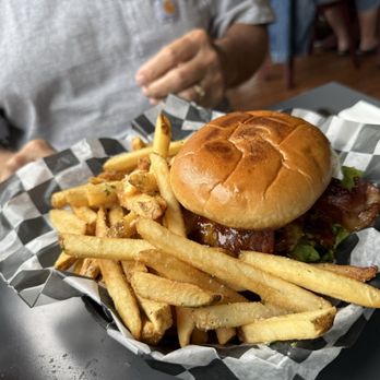 Juniper’s Restaurant - Korean Smashed Burger special, - Burgers Near Me - Lanesboro, Minnesota