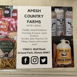 Amish Country Farms - Postcard