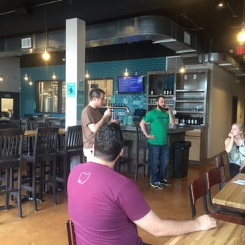 Nine Giant Brewing - Mike & Brandon telling Nine Giant story - Gastropubs Near Me - Cincinnati, Ohio