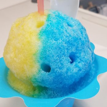 Hip Pop - Banana and Blue Vanilla - Shaved Ice Near Me - Grapevine, Texas