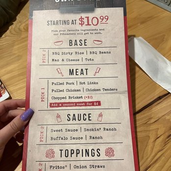 Sonny's BBQ - Build Your Own Bowl options - Barbeque Near Me - Concord, North Carolina Sonny's BBQ - Build Your Own Bowl options - Barbeque Near Me - Concord, North Carolina