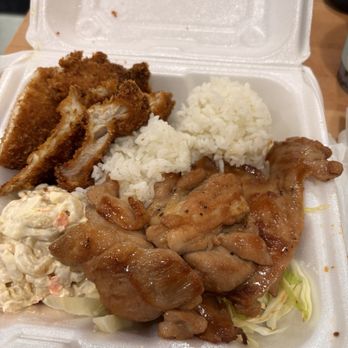 L&L Hawaiian Barbecue - Chicken Katsu Bowl with grilled chicken as well - Barbeque Near Me - Dacula, Georgia L&L Hawaiian Barbecue - Chicken Katsu Bowl with grilled chicken as well - Barbeque Near Me - Dacula, Georgia