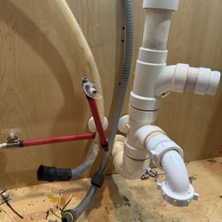 K&S Handy Professionals - Reinstalling pvc for new sink , new garbage disposal and faucet install