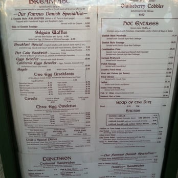 Solvang Restaurant - Menu posted outside - Scandinavian Near Me - Solvang, California Solvang Restaurant - Menu posted outside - Scandinavian Near Me - Solvang, California