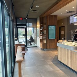 Starbucks - Very small but very quick service