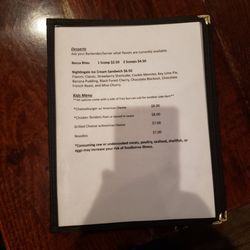 The Onancock Taphouse - Lunch menu