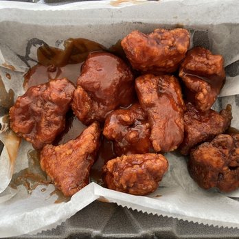 Wing Station - 10 Boneless Honey BBQ wings - Chicken Wings Near Me - Sugar Land, Texas Wing Station - 10 Boneless Honey BBQ wings - Chicken Wings Near Me - Sugar Land, Texas