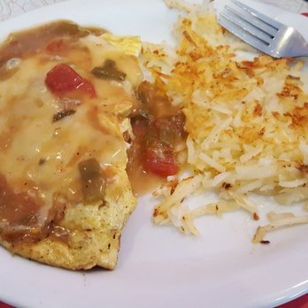 Johnny J's Diner - Chicken green chili omelet - American Near Me - Casper, Wyoming Johnny J's Diner - Chicken green chili omelet - American Near Me - Casper, Wyoming